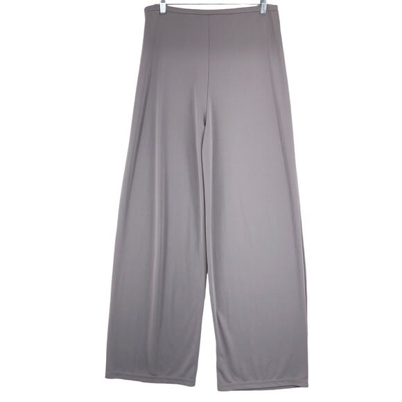 Express Tricot Womens Size L Pants Straight Leg Flowy Pull On Stretch Grey - Picture 5 of 11